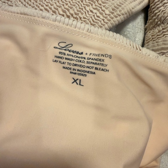 Lovers + Friends Cream Bandeau Bikini - Picture 5 of 6